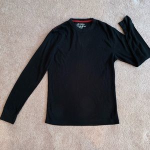 Boys black thermal shirt